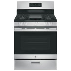  GE 30-inch Freestanding Gas Range with Steam Clean JCGBS66SEKSS IMAGE 1