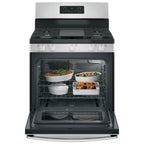  GE 30-inch Freestanding Gas Range with Steam Clean JCGBS66SEKSS IMAGE 3
