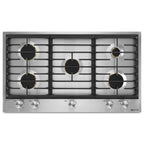  JennAir 36-inch Built-In Gas Cooktop JGC3536GS IMAGE 1