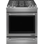  JennAir 30-inch Slide-In Dual-Fuel Range with DuraFinish™ Protection JDS1450FP IMAGE 1