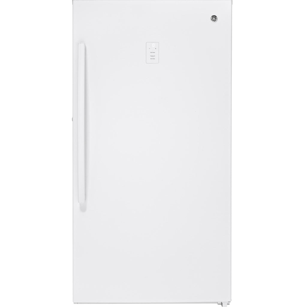  GE 17.3 cu. ft. Upright Freezer with LED Lighting FUF17DLRWW IMAGE 1