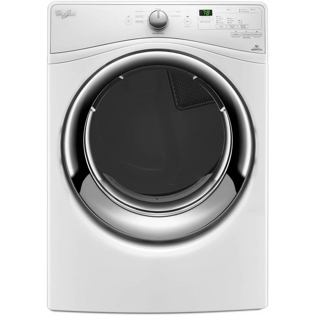  Whirlpool 7.4 cu.ft Electric Dryer with Quick Dry Cycle WED7540FW IMAGE 1