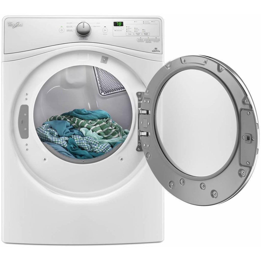 Whirlpool 7.4 cu.ft Electric Dryer with Quick Dry Cycle WED7540FW IMAGE 3