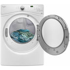  Whirlpool 7.4 cu.ft Electric Dryer with Quick Dry Cycle WED7540FW IMAGE 3