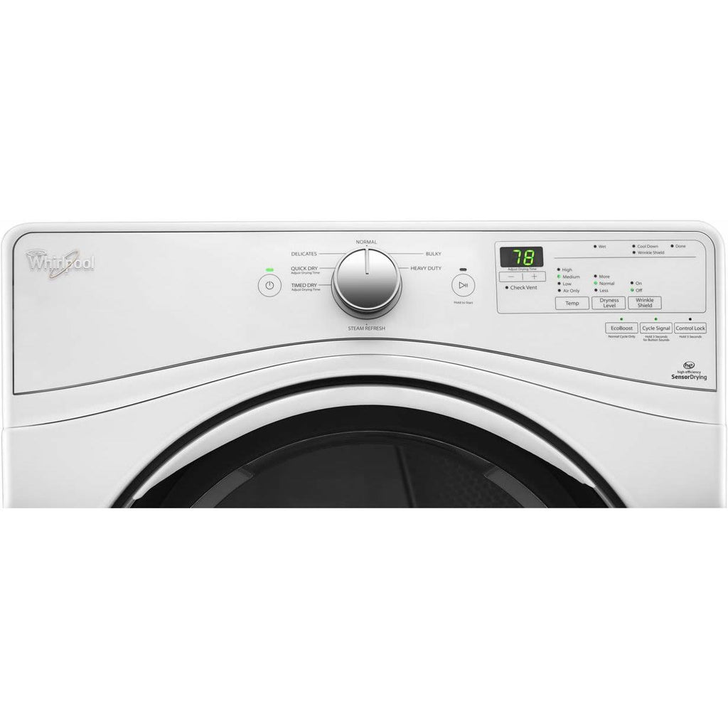  Whirlpool 7.4 cu.ft Electric Dryer with Quick Dry Cycle WED7540FW IMAGE 4