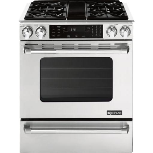  JennAir 30-inch Slide-in Dual-Fuel Range with Convection Technology JDS8860BDP IMAGE 1
