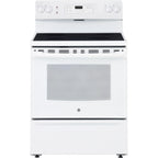  GE 30-inch Freestanding Electric Range with Smooth Top JCBS630DKWW IMAGE 1