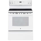  GE 30-inch Freestanding Electric Range with Self-Clean JCB630DKWW IMAGE 1