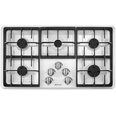  JennAir 36-inch Built-In Gas Cooktop JGC1536ADW IMAGE 1