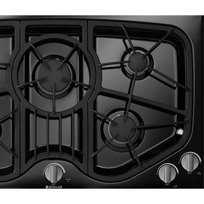  JennAir 36-inch Built-In Gas Cooktop JGC8536BDB IMAGE 2