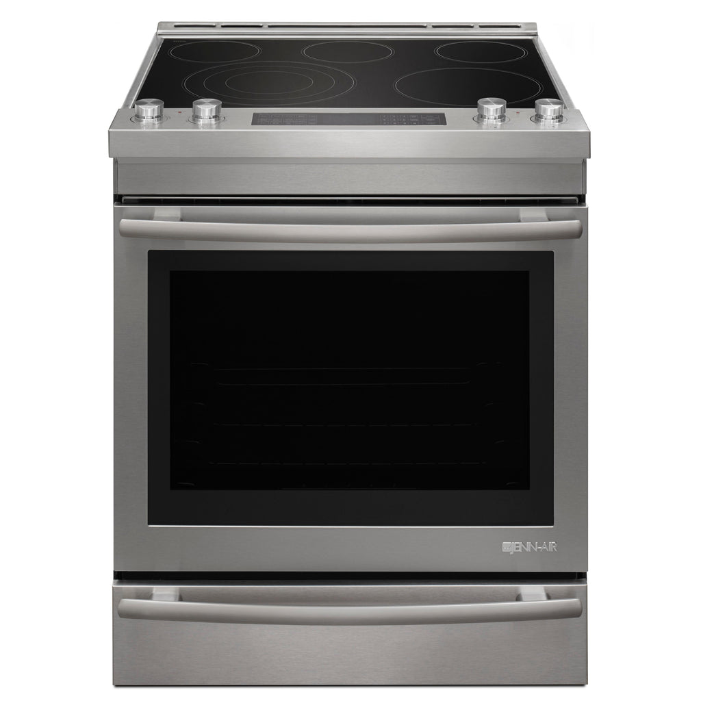  JennAir 30-inch Slide-in Electric Range with Triple-Choice™ Element JES1450CFS IMAGE 1