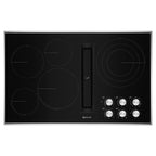  JennAir 36-inch Built-In Electric Cooktop with JX3™ Downdraft Ventilation JED3536GS IMAGE 1