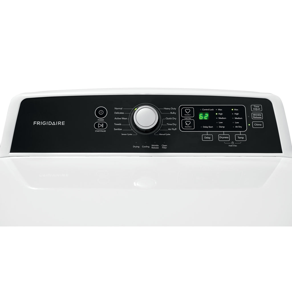  Frigidaire 6.7 cu. ft. Electric Dryer with Anti-Wrinkle CFRE4120SW IMAGE 4
