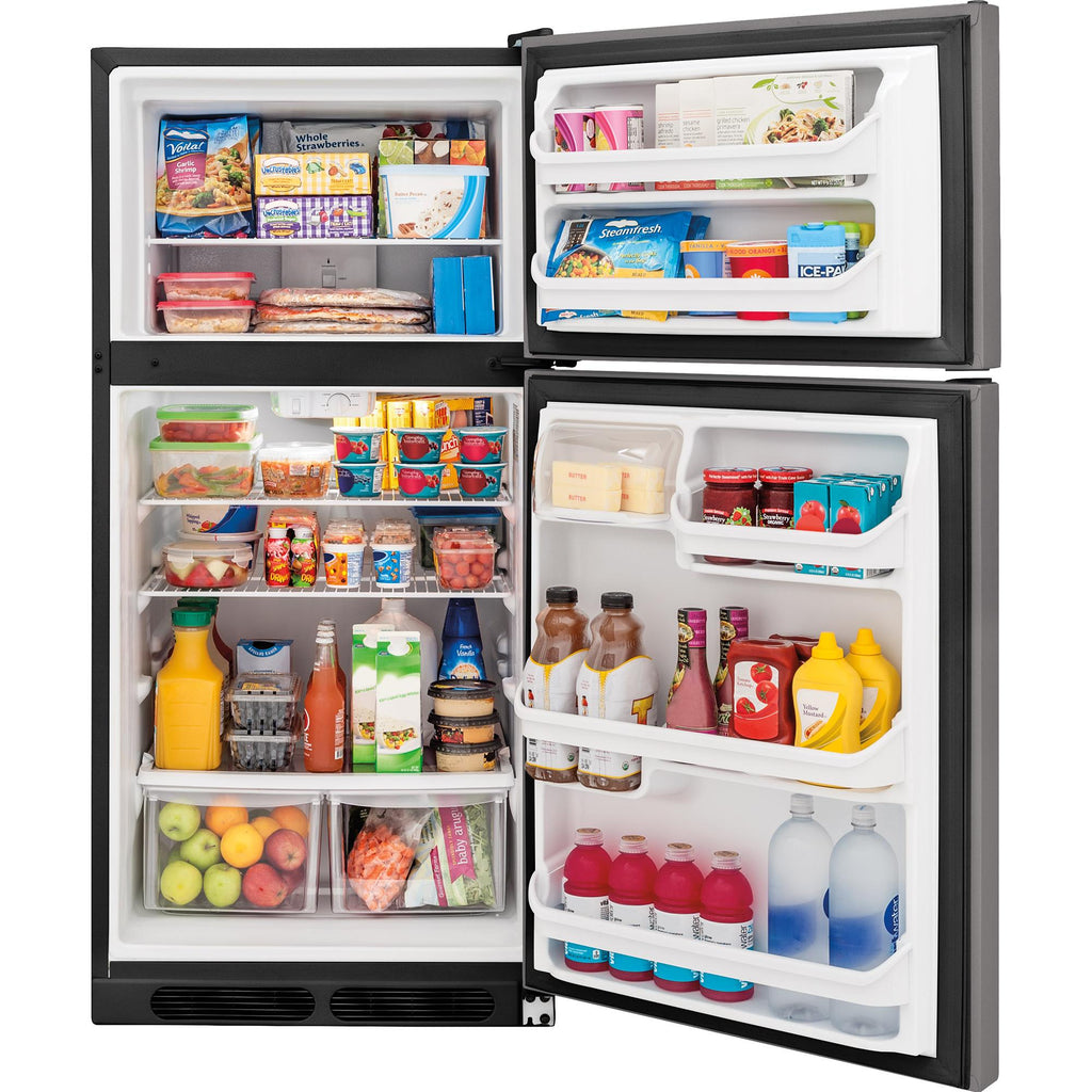  Frigidaire 28-inch, 14.5 cu. ft. Top Freezer Refrigerator FFHT1514TS IMAGE 3