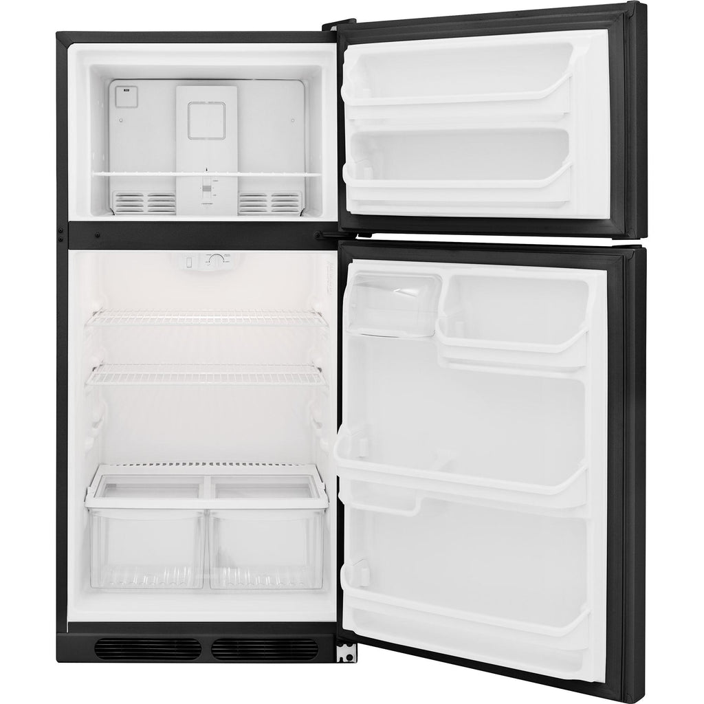  Frigidaire 28-inch, 16.3 cu.ft. Freestanding Top Freezer Refrigerator with Store-More™ Humidity-Controlled Crisper Drawers FFHT1614TB IMAGE 4