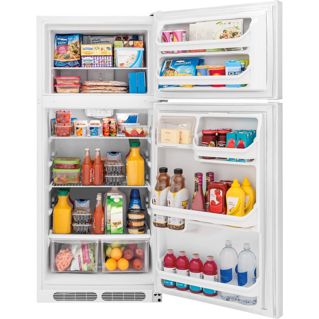  Frigidaire 28-inch, 16.3 cu. ft. Top Freezer Refrigerator FFHT1614TW IMAGE 5