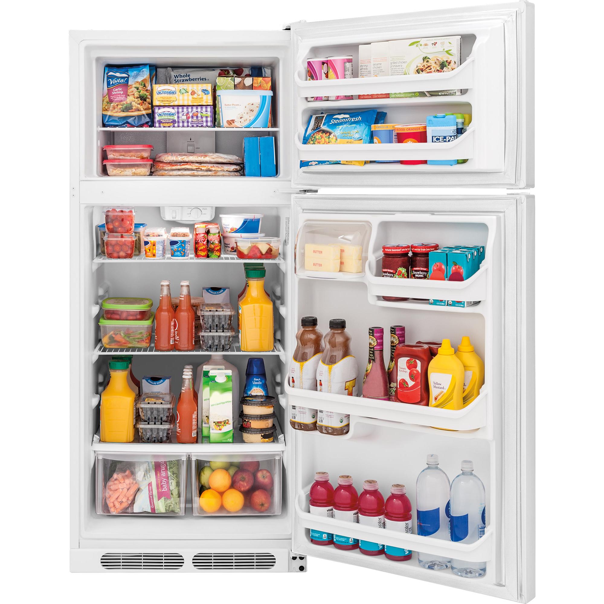  Frigidaire 28-inch, 16.3 cu. ft. Top Freezer Refrigerator FFHT1614TW IMAGE 5