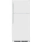  Frigidaire 28-inch, 16.3 cu. ft. Top Freezer Refrigerator FFTR1614TW IMAGE 1