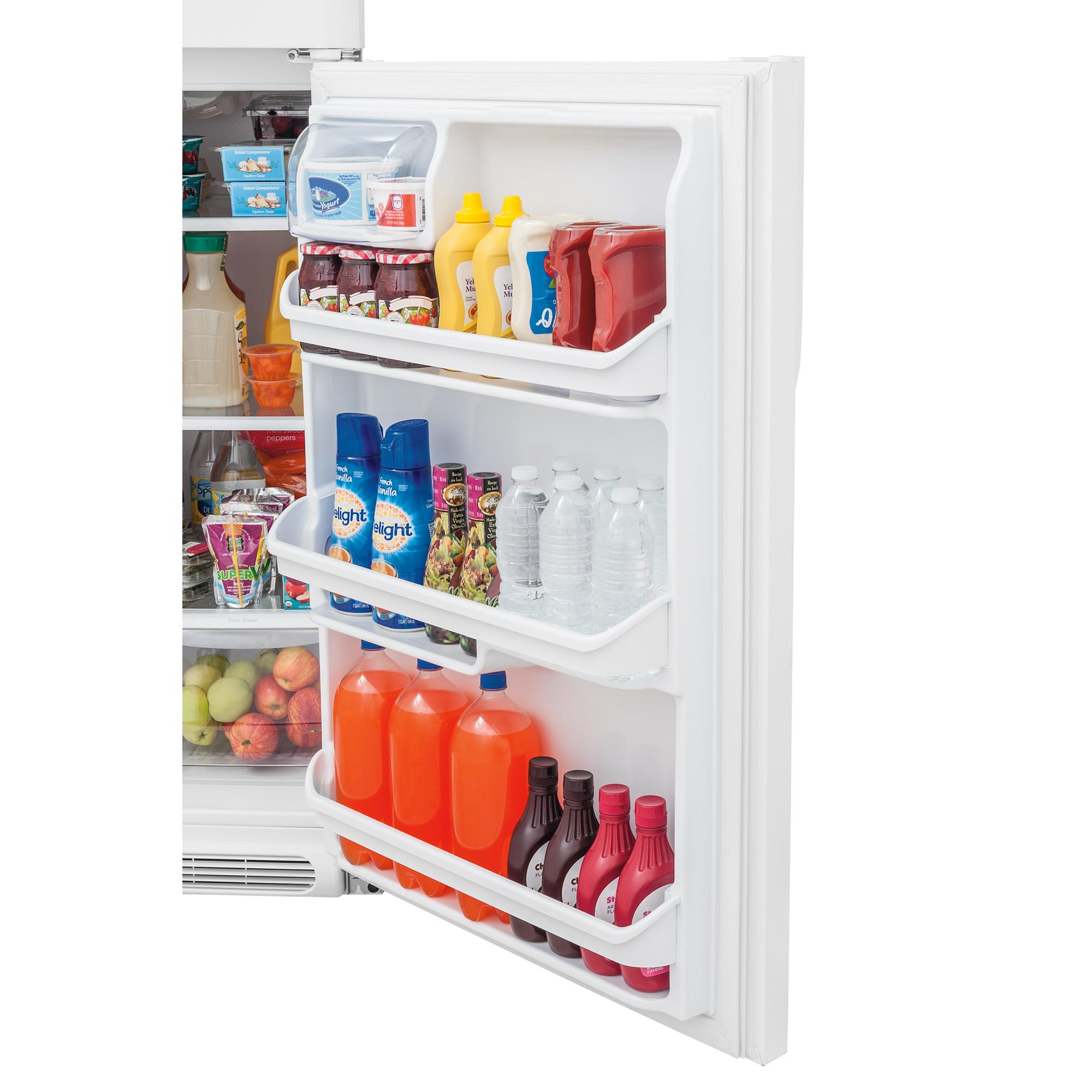 Frigidaire 30-inch, 18 cu. ft. Top Freezer Refrigerator FFHT1821TW IMAGE 6