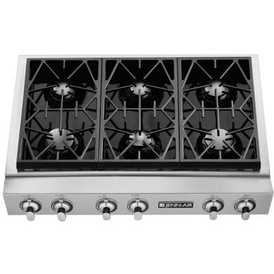  JennAir 36-inch Gas Rangetop JGCP636ADP IMAGE 1