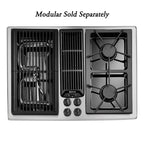  JennAir 30-inch Built-In Gas Cooktop JGD8130ADS IMAGE 1