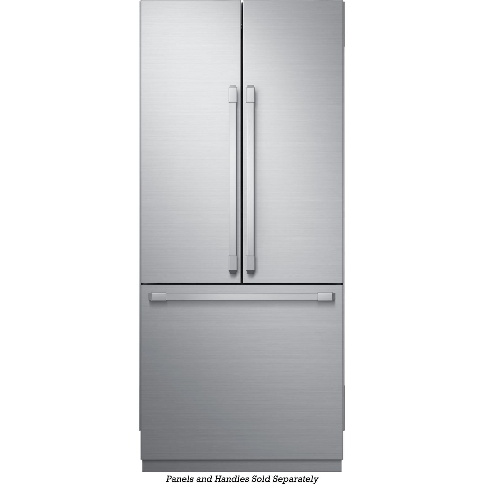  Dacor 36-inch, 21.3 cu.ft. Built-in French 3-Door Refrigerator with FreshZone™ Drawer DRF367500AP/DA IMAGE 1