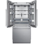  Dacor 36-inch, 21.3 cu.ft. Built-in French 3-Door Refrigerator with FreshZone™ Drawer DRF367500AP/DA IMAGE 2