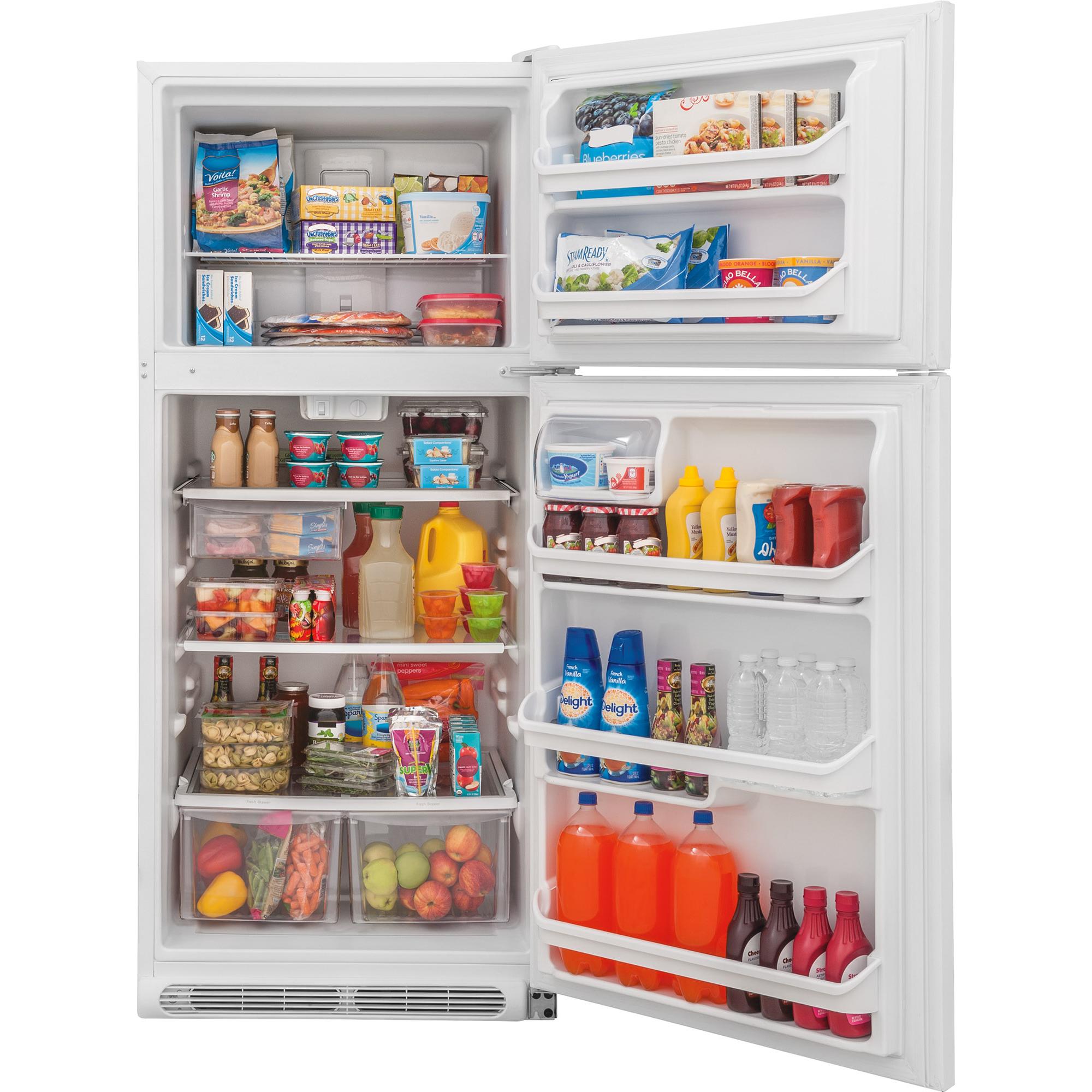  Frigidaire 30-inch, 20.4 cu.ft. Freestanding Top Freezer Refrigerator FFHT2021TW IMAGE 5