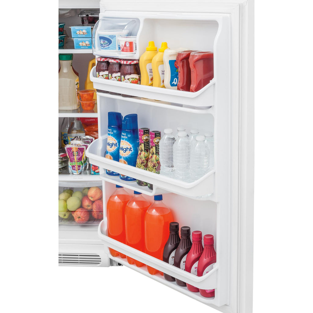  Frigidaire 30-inch, 20.4 cu. ft. Top Freezer Refrigerator FFTR2021TW IMAGE 6