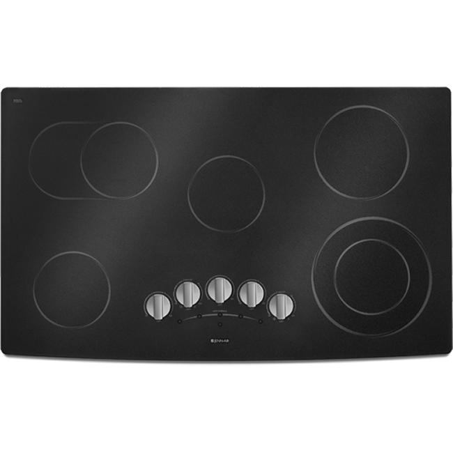  JennAir 36-inch Built-in Electric Cooktop with  Dual-Choice™ Element JEC8536BDB IMAGE 1