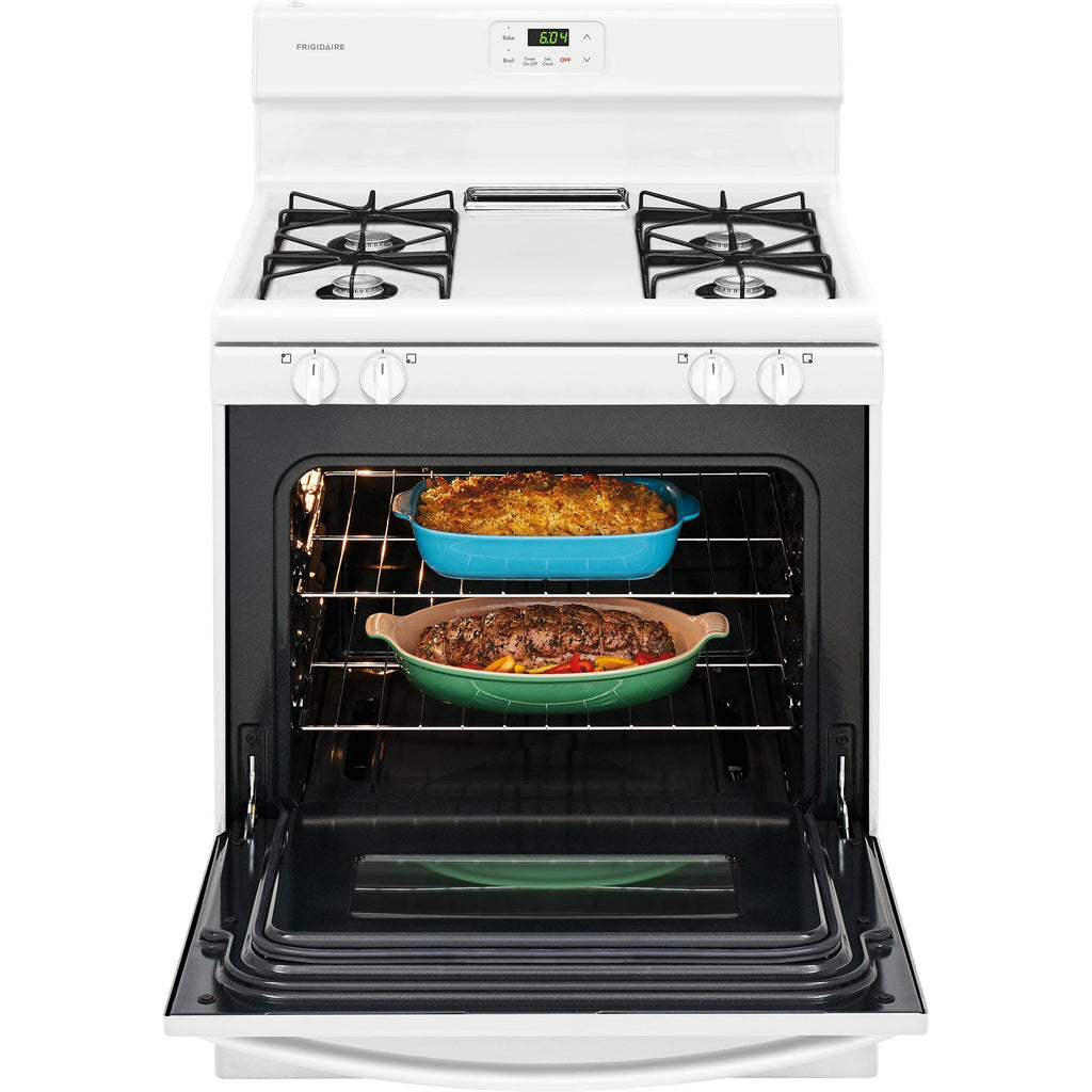  Frigidaire 30-inch Freestanding Gas Range FFGF3012TW IMAGE 6