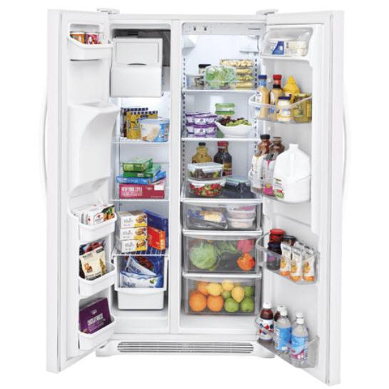  Frigidaire 22 cu. ft., 33-inch Freestanding Side-by-Side Refrigerator with PureSource 3® LFSS2312TP IMAGE 3