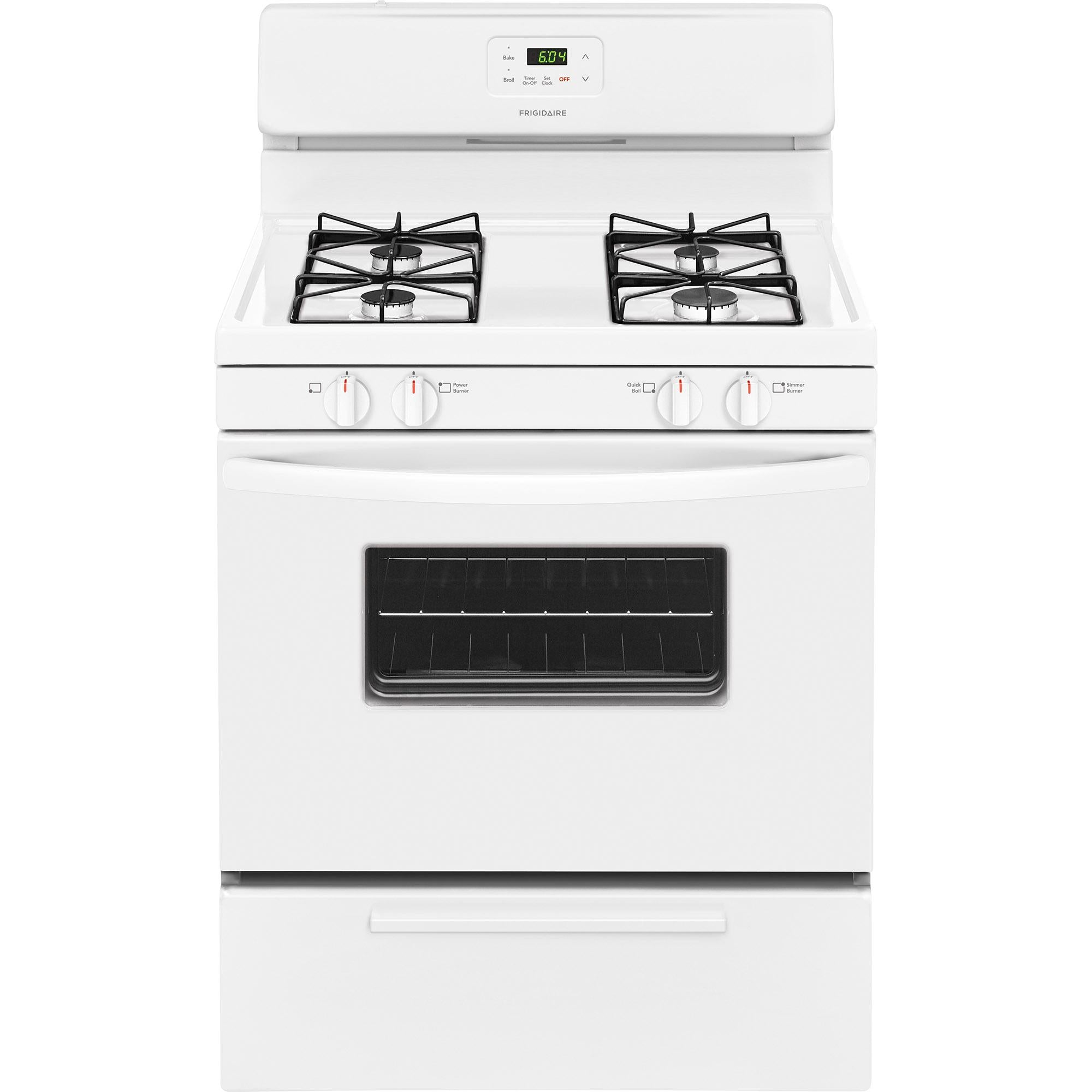  Frigidaire 30-inch Freestanding Gas Range FFGF3016TW IMAGE 1