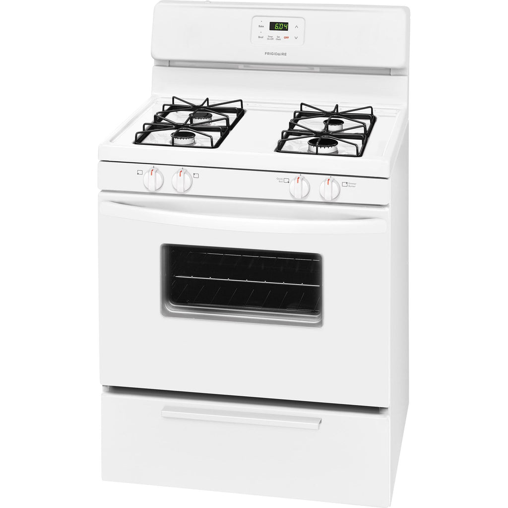  Frigidaire 30-inch Freestanding Gas Range FFGF3016TW IMAGE 3