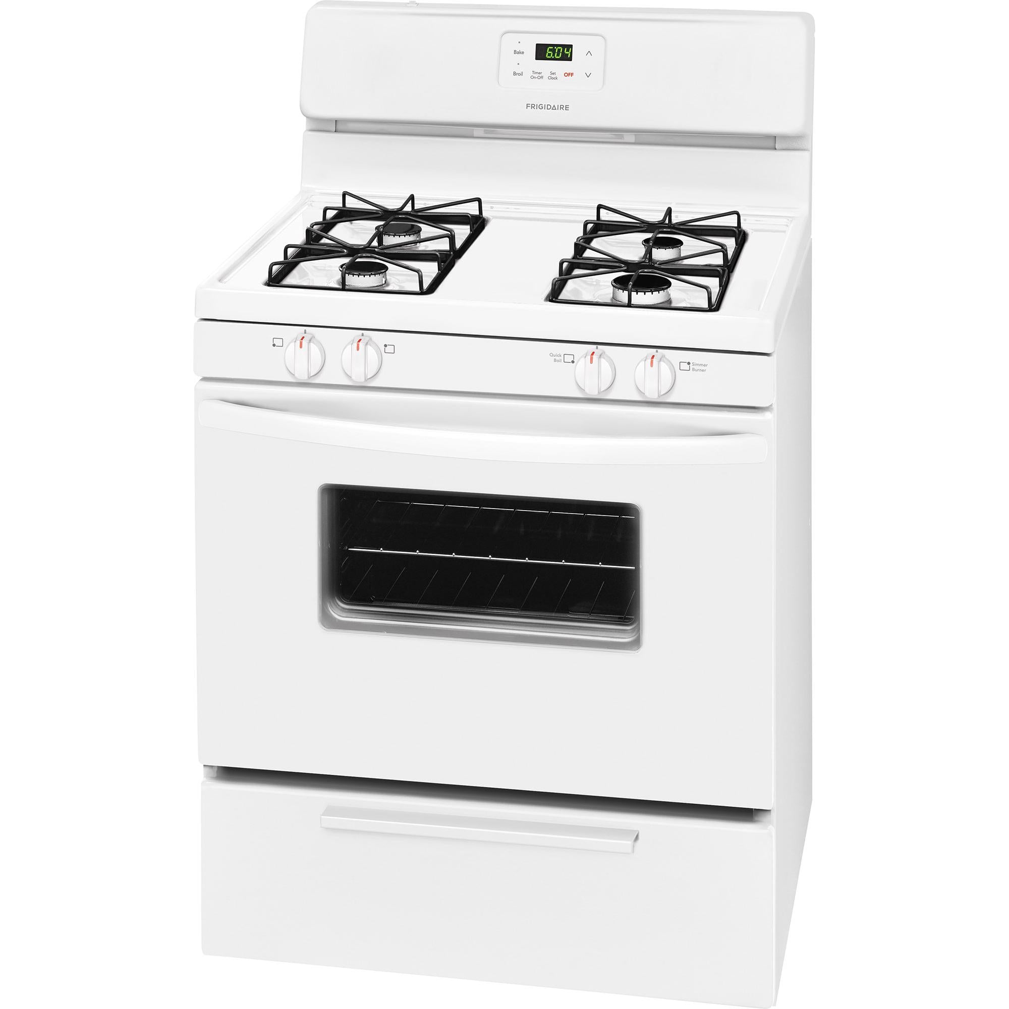  Frigidaire 30-inch Freestanding Gas Range FFGF3016TW IMAGE 3