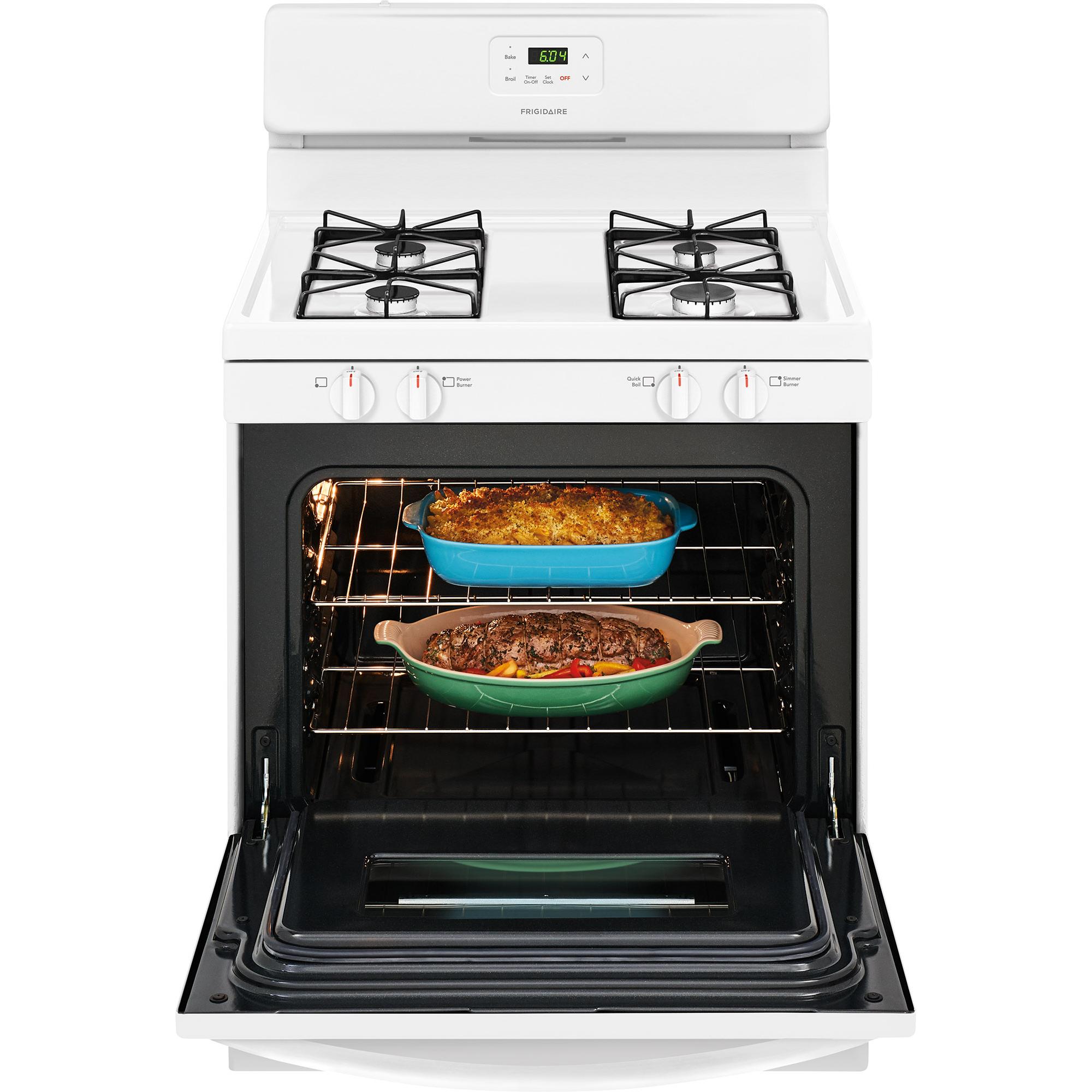  Frigidaire 30-inch Freestanding Gas Range FFGF3016TW IMAGE 7