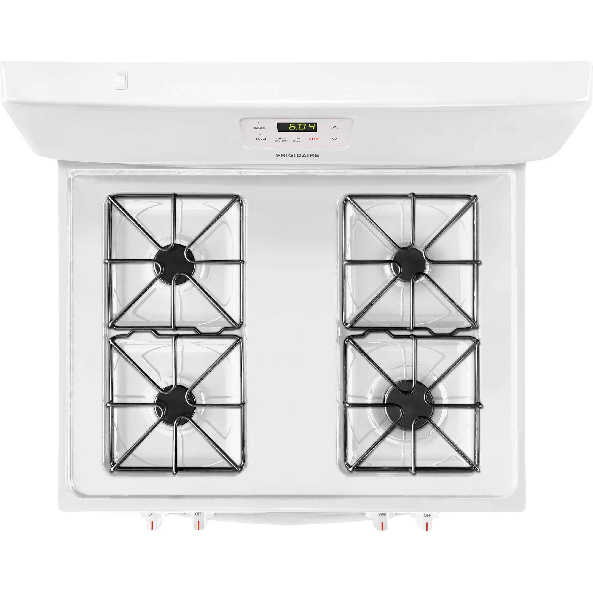 Frigidaire 30-inch Freestanding Gas Range FFGF3016TW IMAGE 9