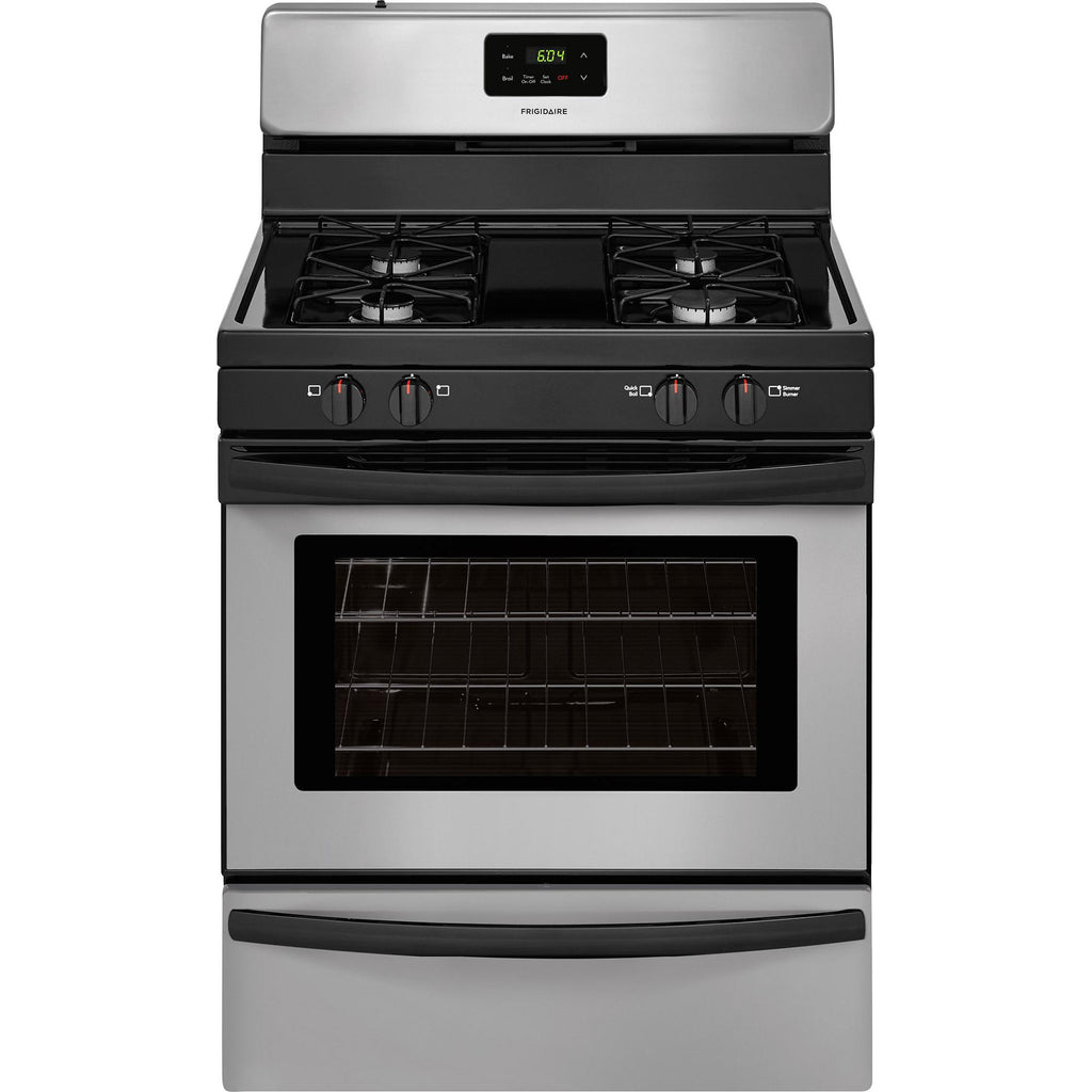  Frigidaire 30-inch Freestanding Gas Range with Ready-Select® Controls FFGF3016TM IMAGE 1