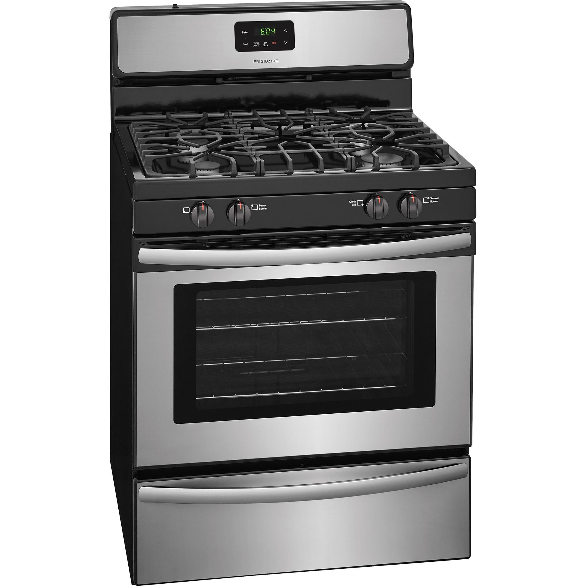  Frigidaire 30-inch Freestanding Gas Range FFGF3051TS IMAGE 2