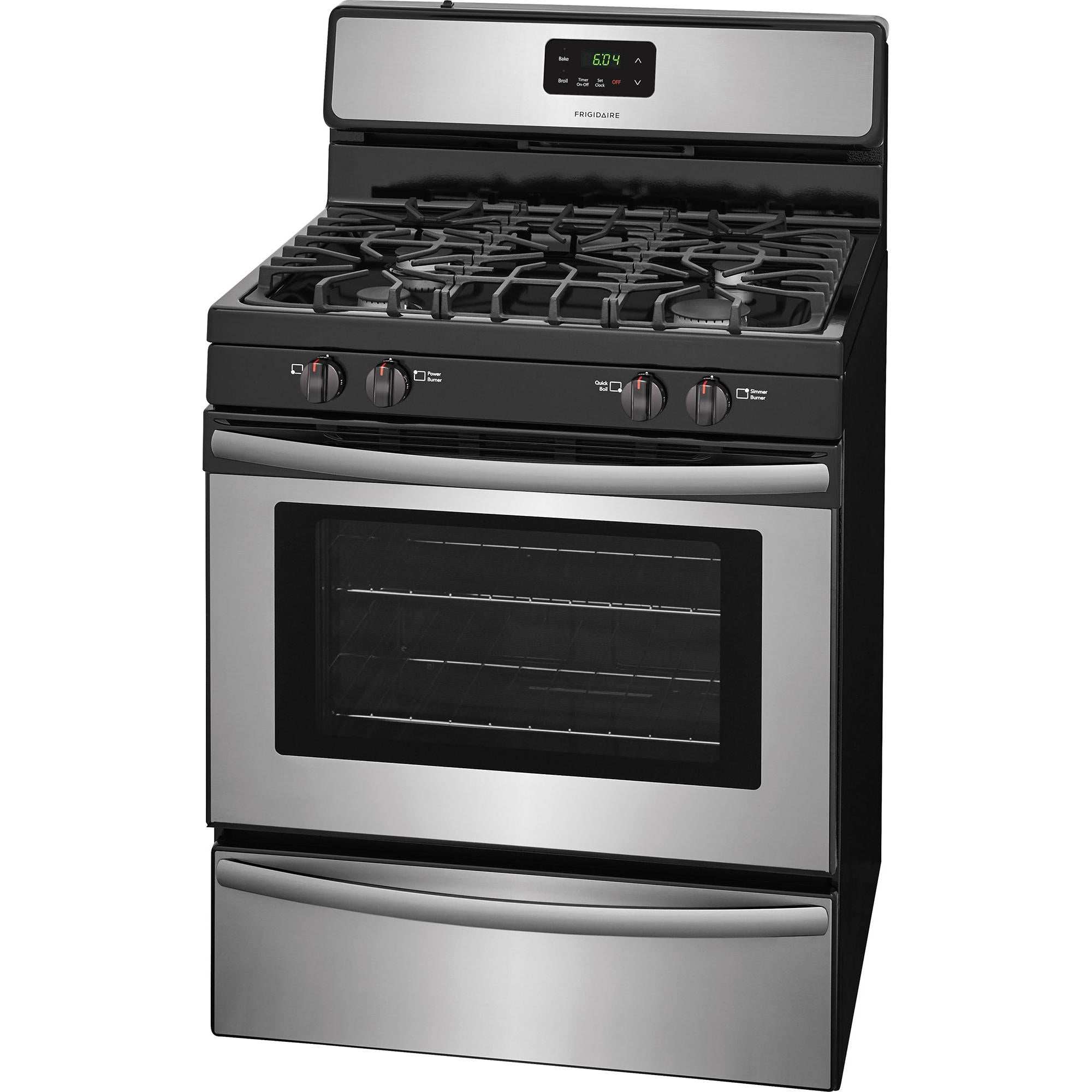  Frigidaire 30-inch Freestanding Gas Range FFGF3051TS IMAGE 3