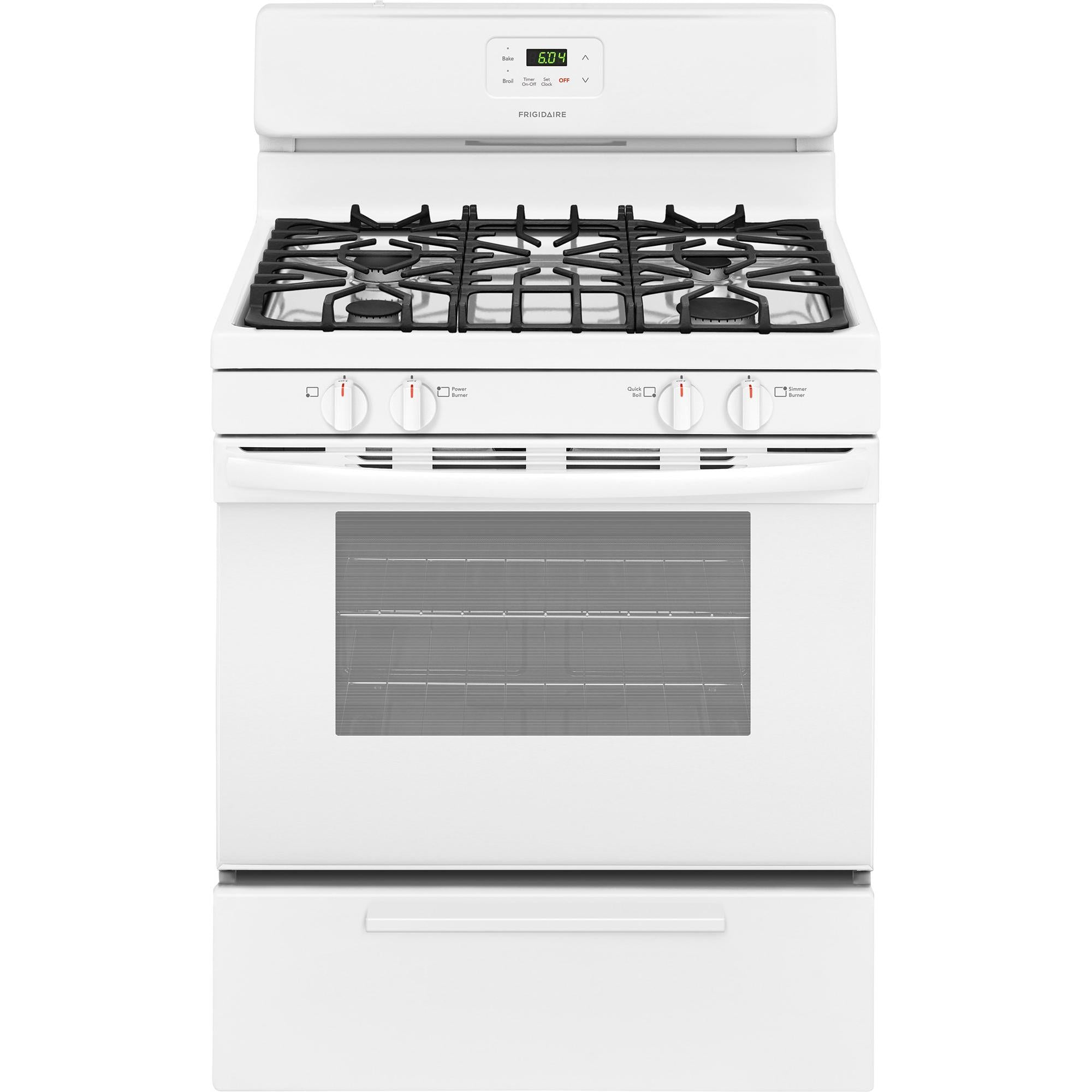  Frigidaire 30-inch Freestanding Gas Range FFGF3051TW IMAGE 1