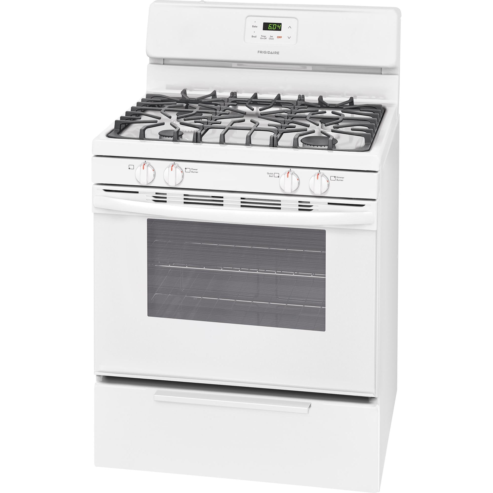 Frigidaire 30-inch Freestanding Gas Range FFGF3051TW IMAGE 3