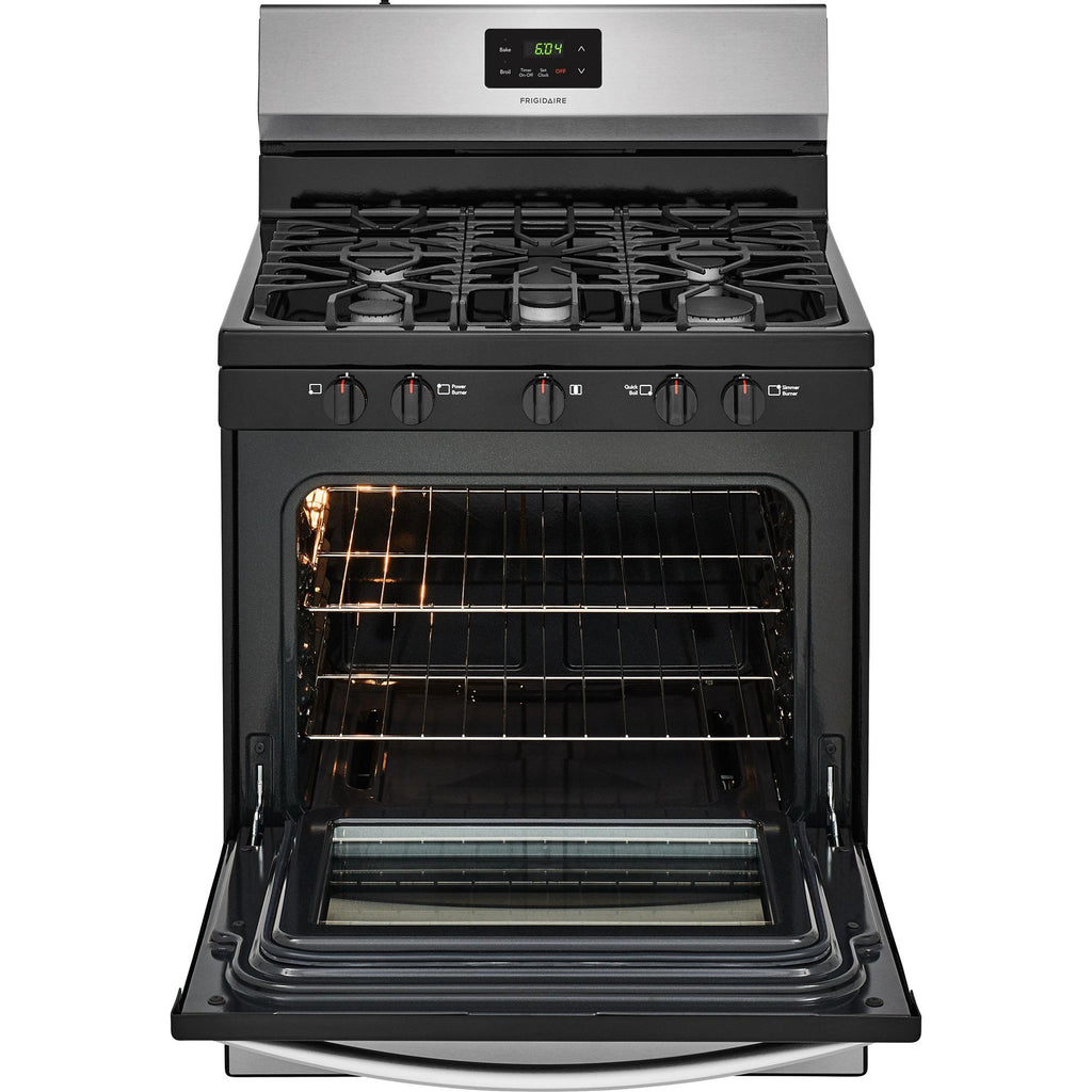  Frigidaire 30-inch Freestanding Gas Range with Ready-Select® Controls FFGF3052TS IMAGE 4