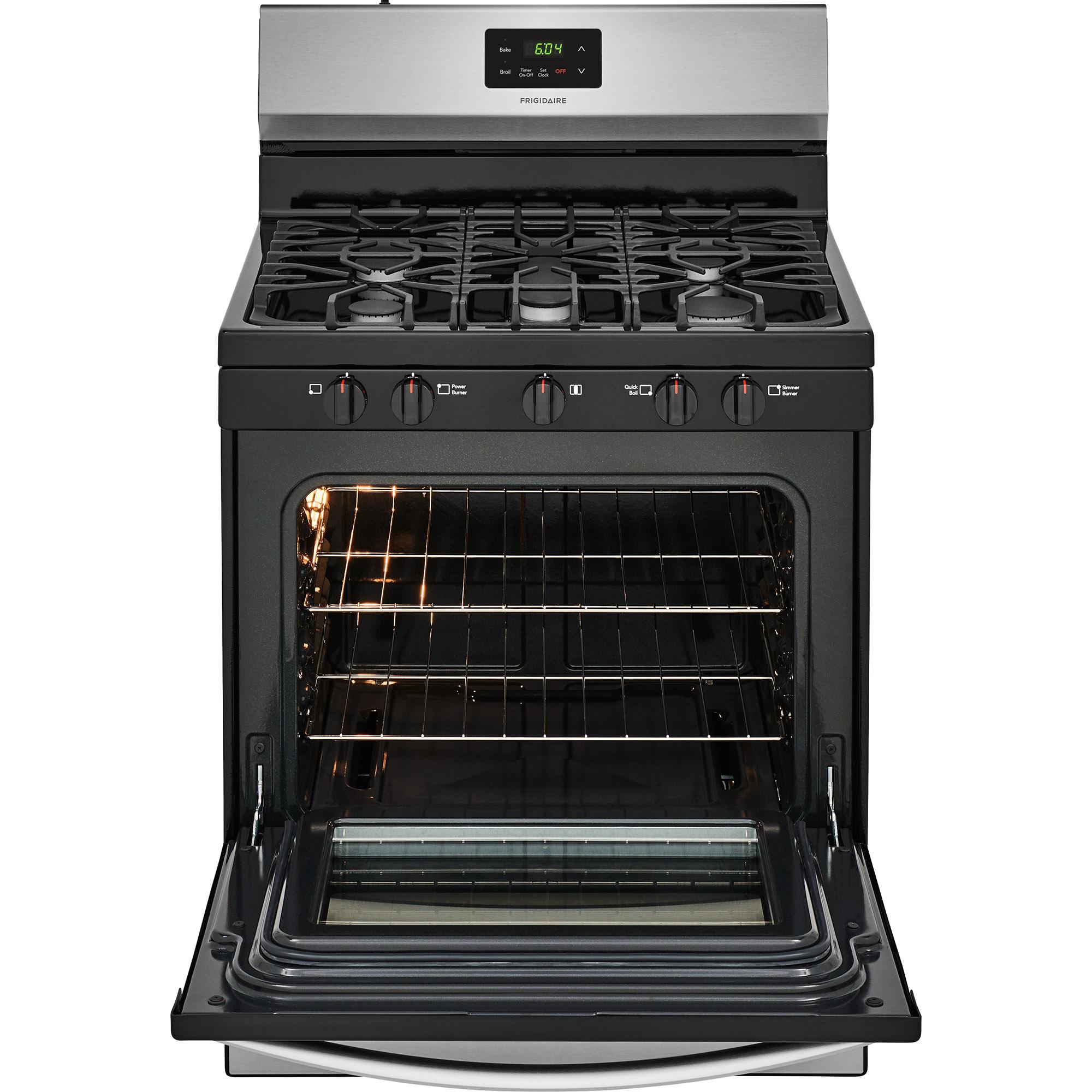  Frigidaire 30-inch Freestanding Gas Range with Ready-Select® Controls FFGF3052TS IMAGE 4