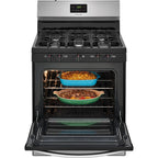  Frigidaire 30-inch Freestanding Gas Range with Ready-Select® Controls FFGF3052TS IMAGE 5