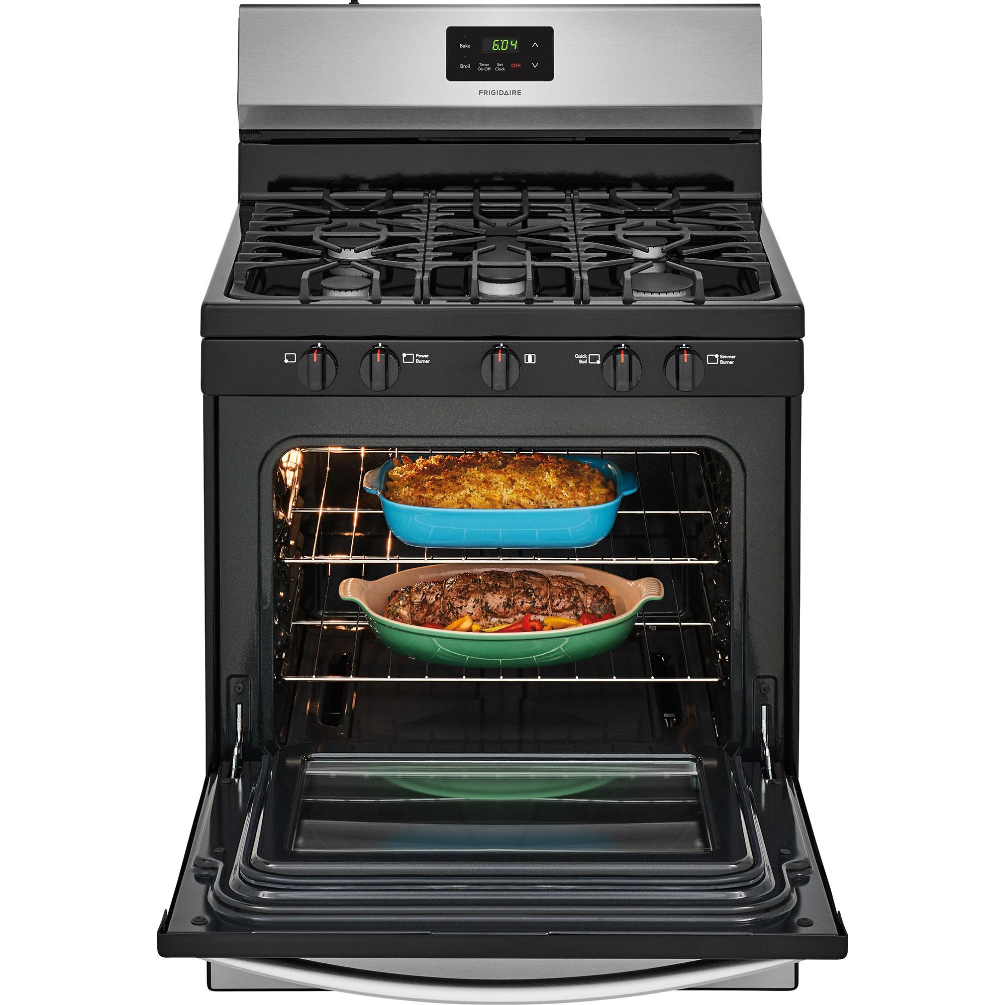  Frigidaire 30-inch Freestanding Gas Range with Ready-Select® Controls FFGF3052TS IMAGE 5