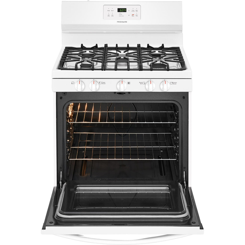  Frigidaire 30-inch Freestanding Gas Range FFGF3054TW IMAGE 4