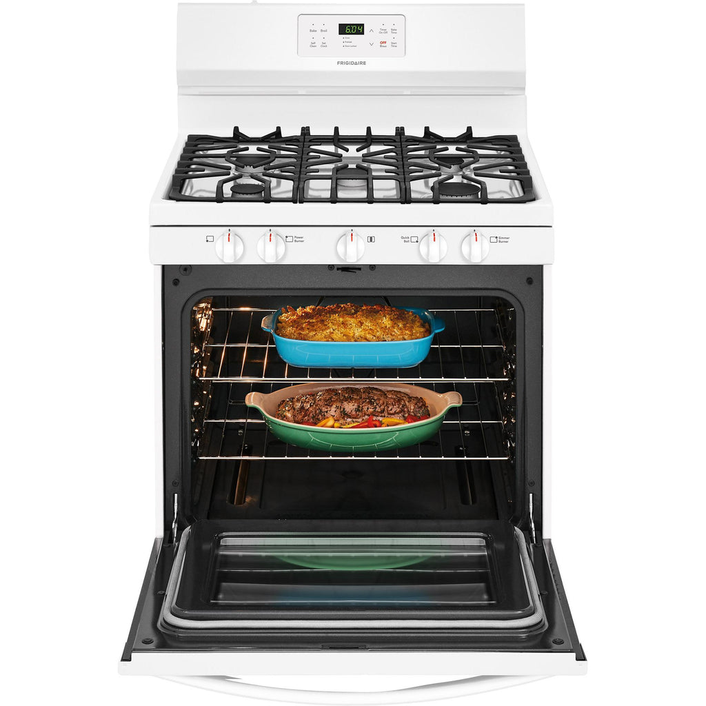  Frigidaire 30-inch Freestanding Gas Range FFGF3054TW IMAGE 5