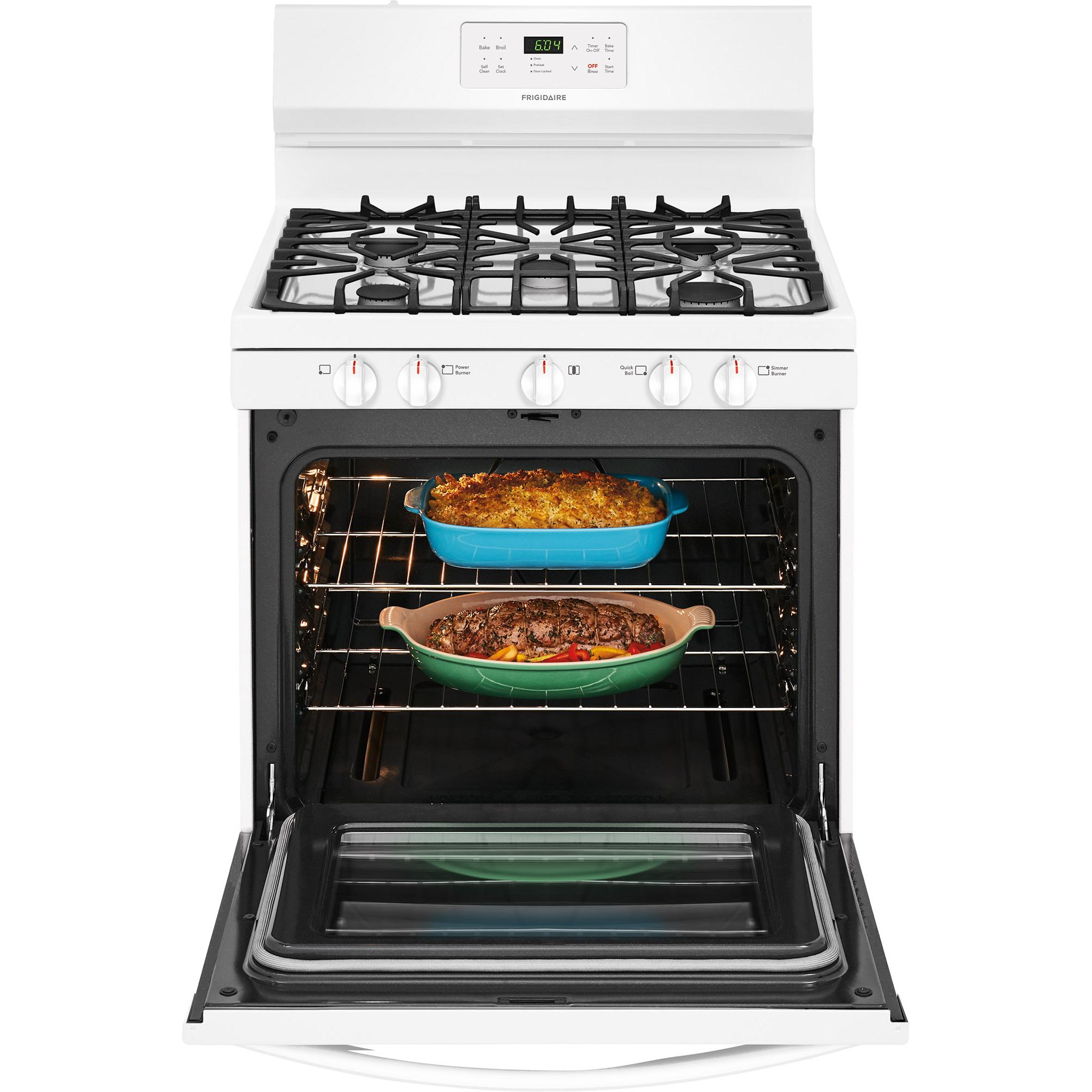  Frigidaire 30-inch Freestanding Gas Range FFGF3054TW IMAGE 5