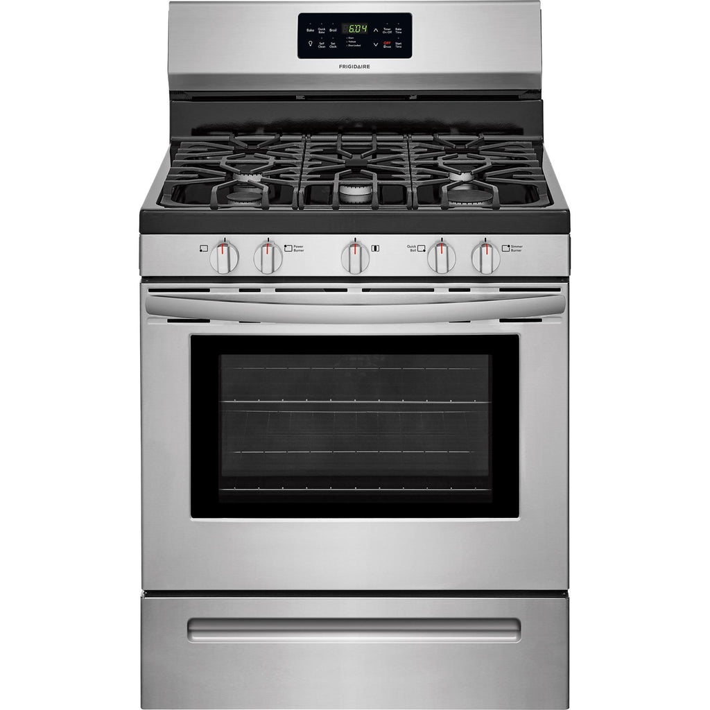  Frigidaire 30-inch Freestanding Gas Range FFGF3056TS IMAGE 1
